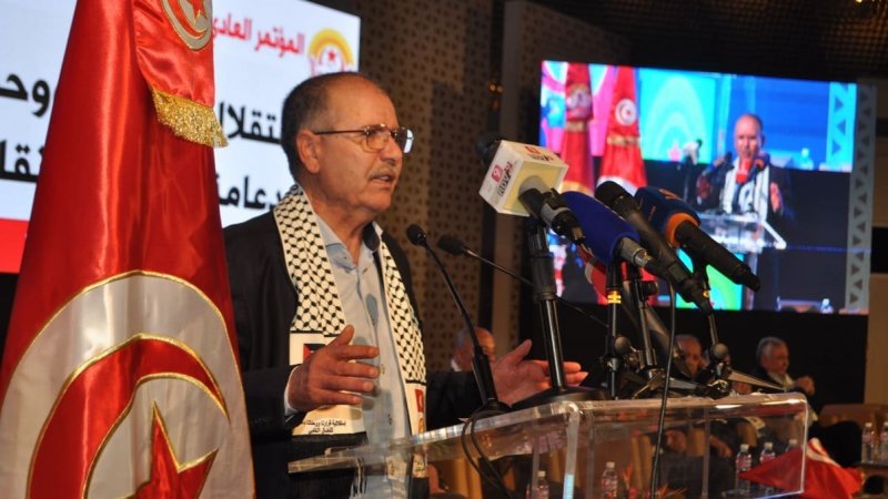 الأخ الأمين العام نور الدين الطبوبي :" نحن منظمة مسؤولة تعرف كيف تتعامل مع الاحداث"
