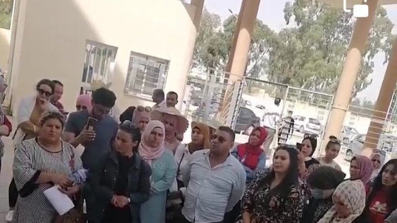 سيدي بوزيد: احتجاجات المعلمين ضد الوعود الزائفة وللمطالبة بتسوية الوضعيات العالقة