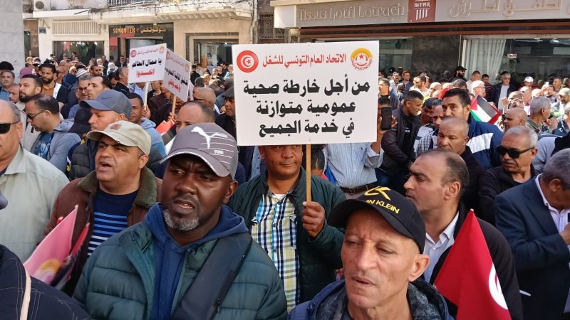 احتفاء بعيد الشغل : بطحاء محمد على تتجمل لاستقبال العمال والنقابيين وأصدقاء الاتحاد