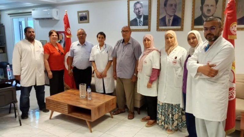 تشكيلة جديدة على رأس النقابة الاساسية للمستشفى الجامعي فطومة بورقيبة بالمنستير