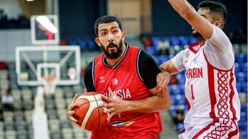 المنتخب التونسي لكرة السلة يفوز على شقيقه البحريني في البطولة العربية