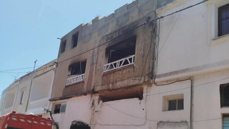 حريق بمنزل بحمام الأغزاز