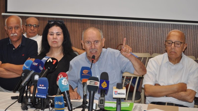 الطبوبي في الندوة الصحفية السابقة للهيئة الادارية الوطنية : الاتحاد جزء من تاريخ البلاد وصوته سيبقى عاليا ومن لديه ملفات فليسلمها للقضاء