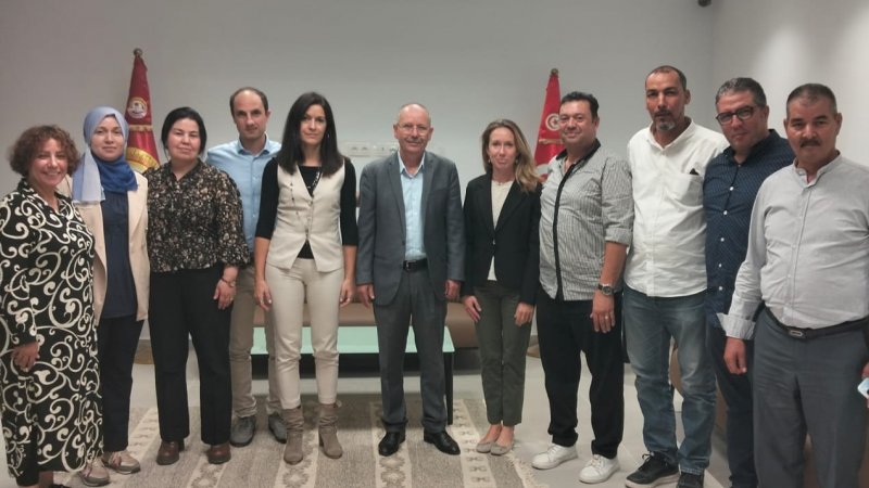 لدى استقباله ممثلي النقابات الايطالية : الأمين العام يثمّن دعم النقابات للقضية الفلسطينية ويؤكد أهمية تعزيز العلاقات الثنائية