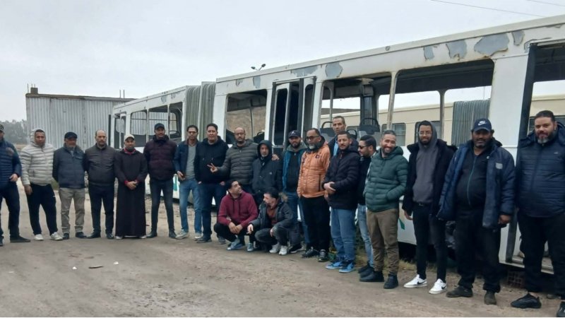 سيدي بوزيد : أعوان النقل في اضراب احتجاجا على غياب شروط سلامتهم وأمن المواطنين