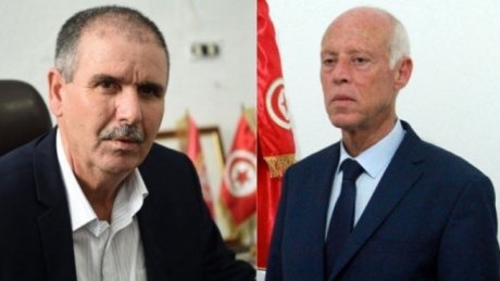 لقاء الرئيس قيس سعبد بالأمين العام نور الدين الطبوبي