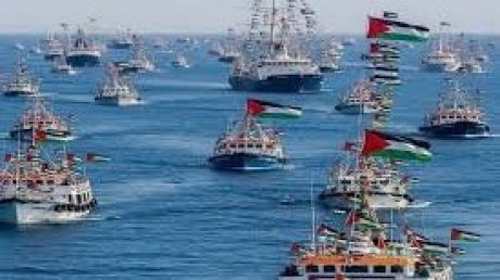 الرابطة التونسية للدفاع عن حقوق الإنسان تدين الاعتداء على أسطول الصمود وتدعو إلى حماية المشاركين