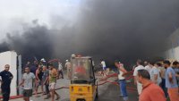 حريق في مصنع فاليو بنعروس نتيجة الحرارة الشديدة